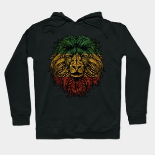 Rasta Lion Roots Rock Reggae Hoodie